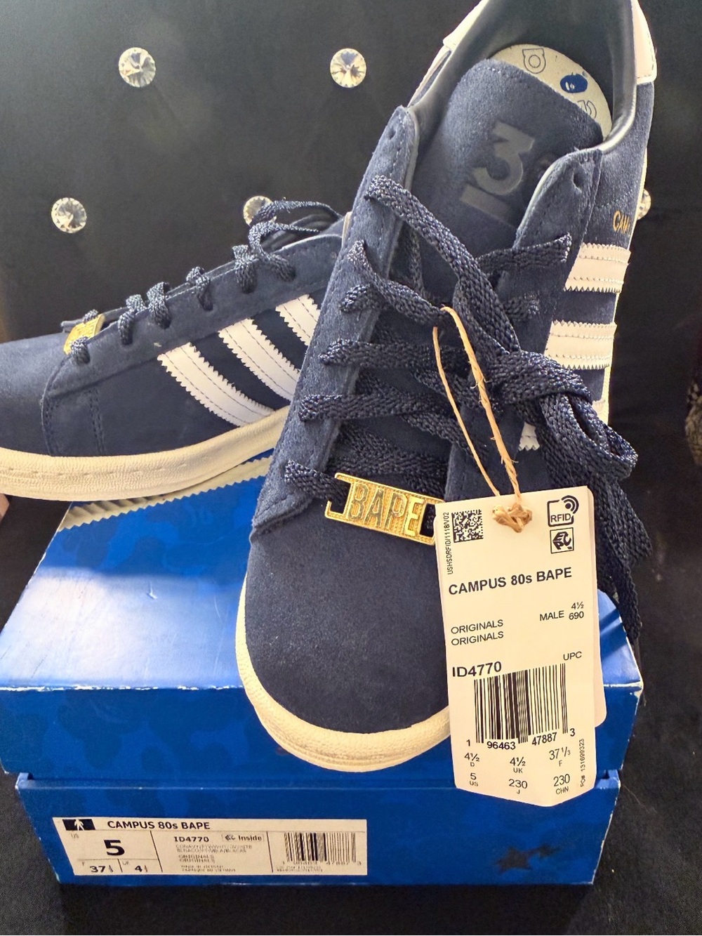 Bape Campus 80s Men's Sneakers in Navy